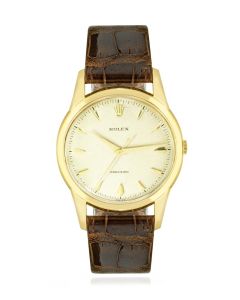 Rolex Rare Vintage Precision Yellow Gold 36mm 8896