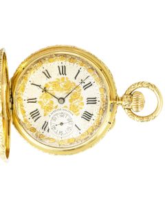 Julius Assmann. A Heavy Gold Full Hunter Pocket Watch C1880s 