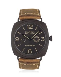 Panerai Limited Edition Radiomir Marina Militare Composite Brown Dial B&P PAM00339