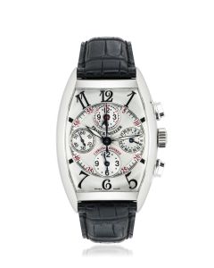 Franck Muller Chrono Banker Triple Time Stainless Steel 7850 CC MB