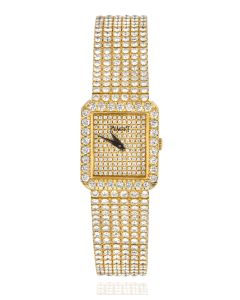 Piaget Fully Loaded Cocktail Watch Yellow Gold Diamond Set 83541 C626