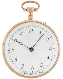 Breguet et Fils. Gold Musical Quarter Repeater Pocket Watch C1830