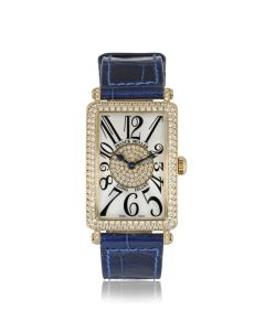 Franck Muller Long Island Yellow Gold Diamond Set B&P 952 QZ D 1P